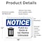 Signmission Place All Trash In The Proper Container, 18 in W x Rectangle, Vinyl Decal OS-2PACK-NS-D-1218-L-16343 - alternate 3